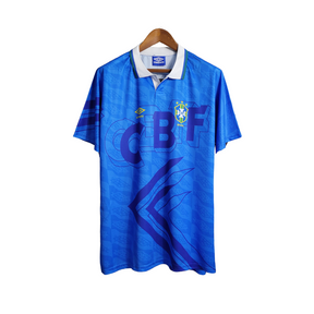 Camisa Retrô Seleção Brasil 1992 Away