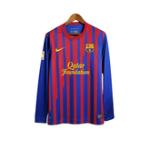 Camisa Retrô Barcelona Home Manga Longa 11-12