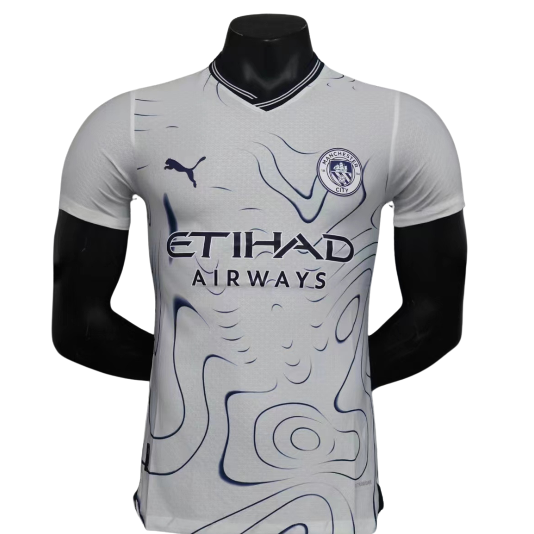 Camisa Jogador Manchester City White 24/25