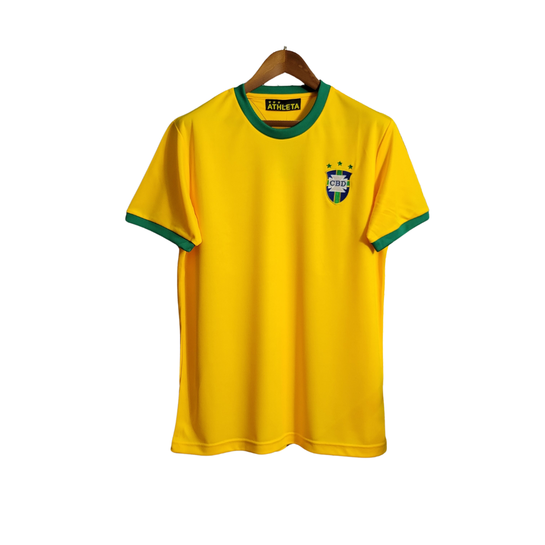 Camisa Retrô Seleção Brasil 70/72 Home