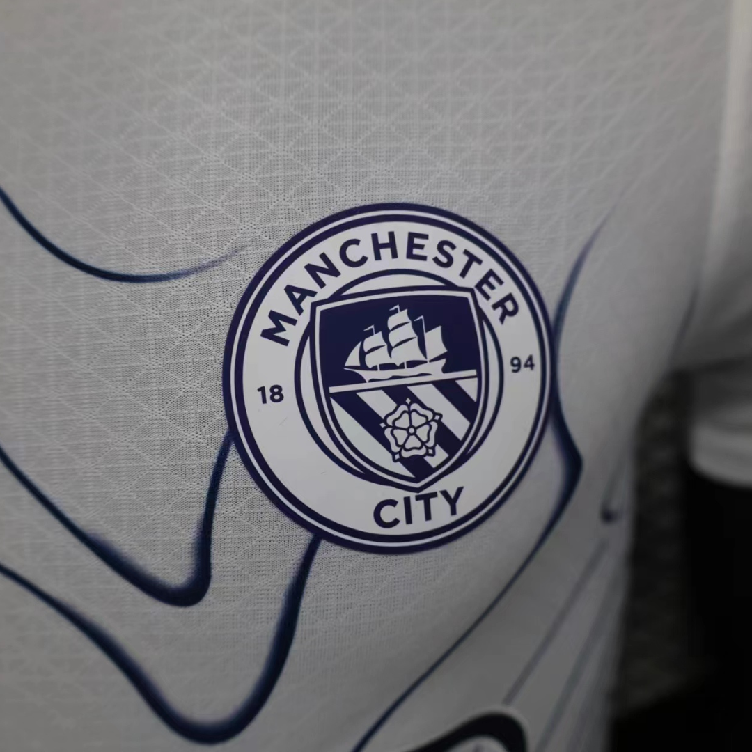 Camisa Jogador Manchester City White 24/25