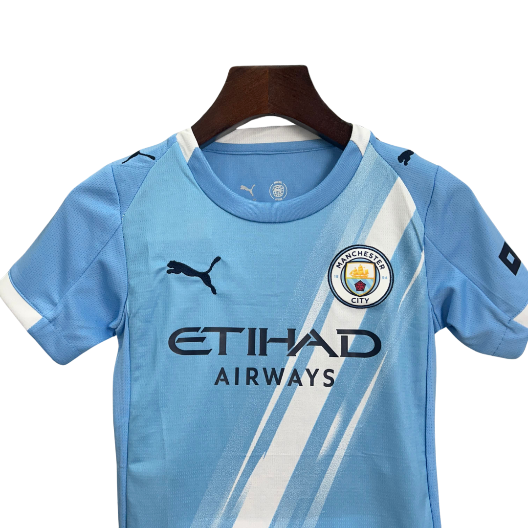 Conjunto Infantil Manchester City home 25/06