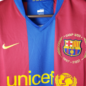 Camisa Retro Barcelona Longa Home 07/08