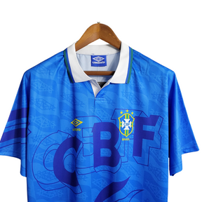 Camisa Retrô Seleção Brasil 1992 Away