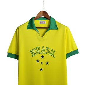 Camisa Retrô Seleção Brasil 1958 Home