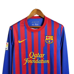 Camisa Retrô Barcelona Home Manga Longa 11-12