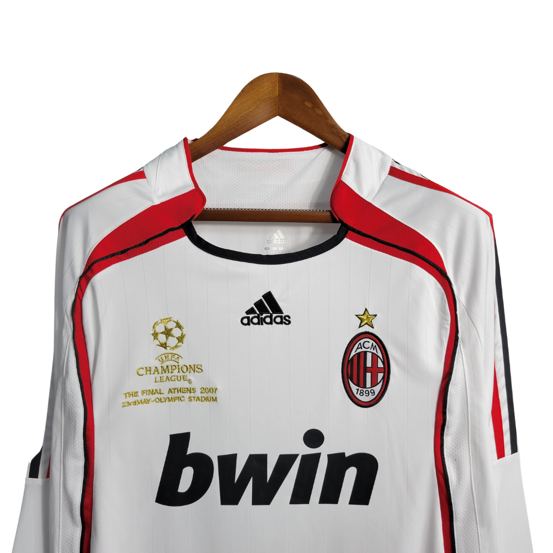 Camisa Retrô AC Milan Away Manga Longa 2006-07
