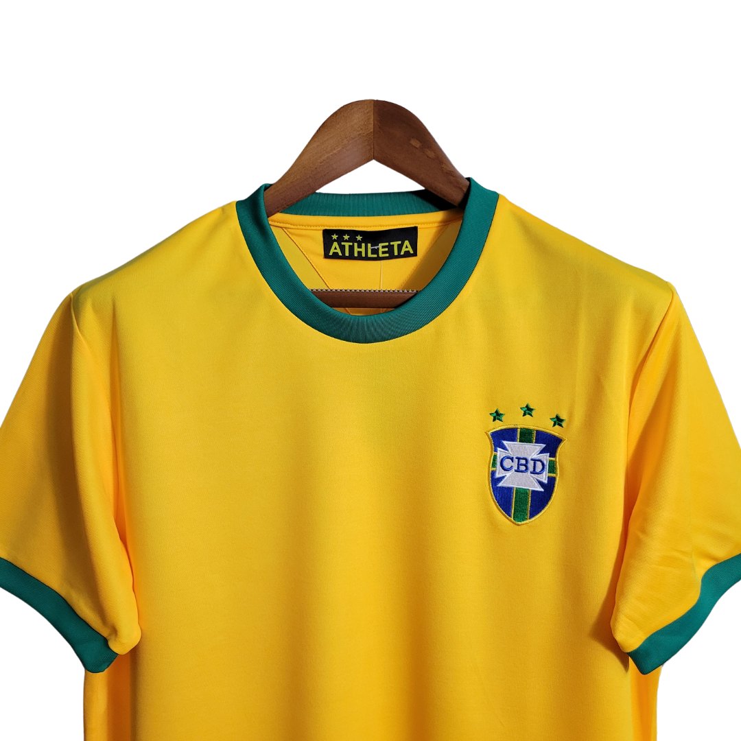 Camisa Retrô Seleção Brasil 70/72 Home