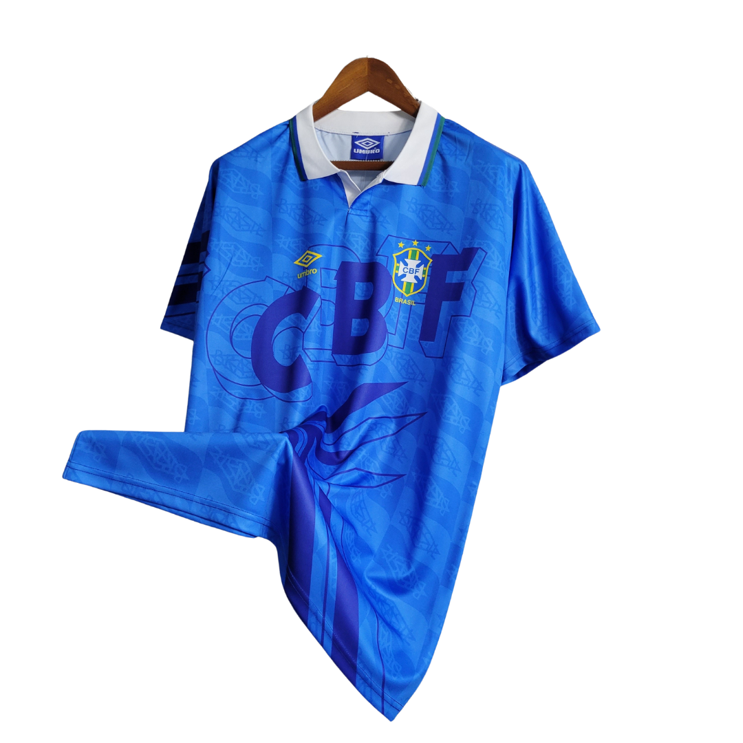 Camisa Retrô Seleção Brasil 1992 Away