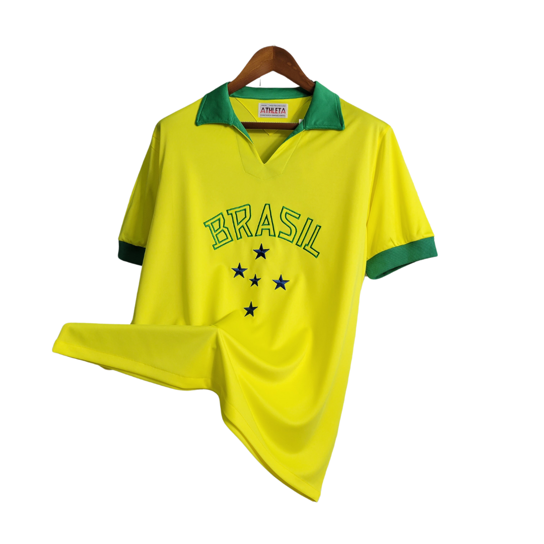 Camisa Retrô Seleção Brasil 1958 Home