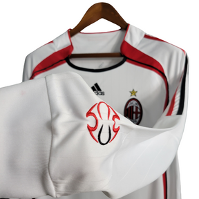 Camisa Retrô AC Milan Away Manga Longa 2006-07