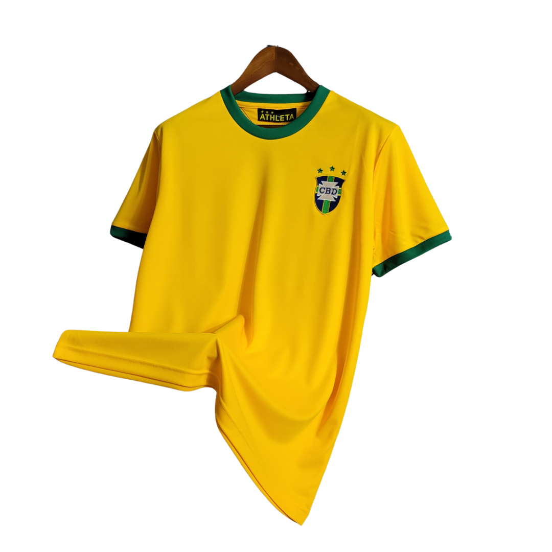 Camisa Retrô Seleção Brasil 70/72 Home