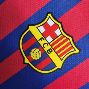 Camisa Retrô Barcelona Home Manga Longa 11-12