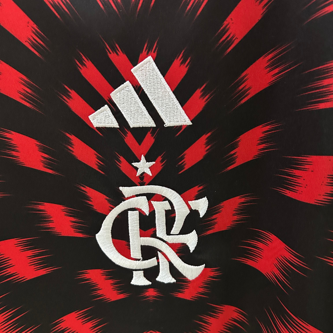 [LANÇAMENTO] Camisa Flamengo Pré Jogo 2025 Feminina