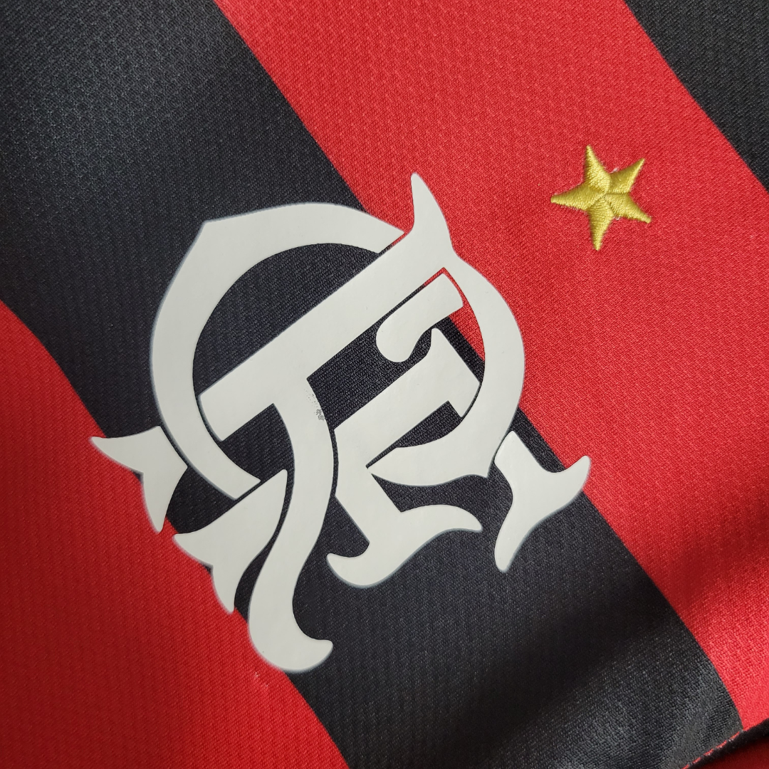 Retro Versão 2009 Flamengo Home Manga Longa