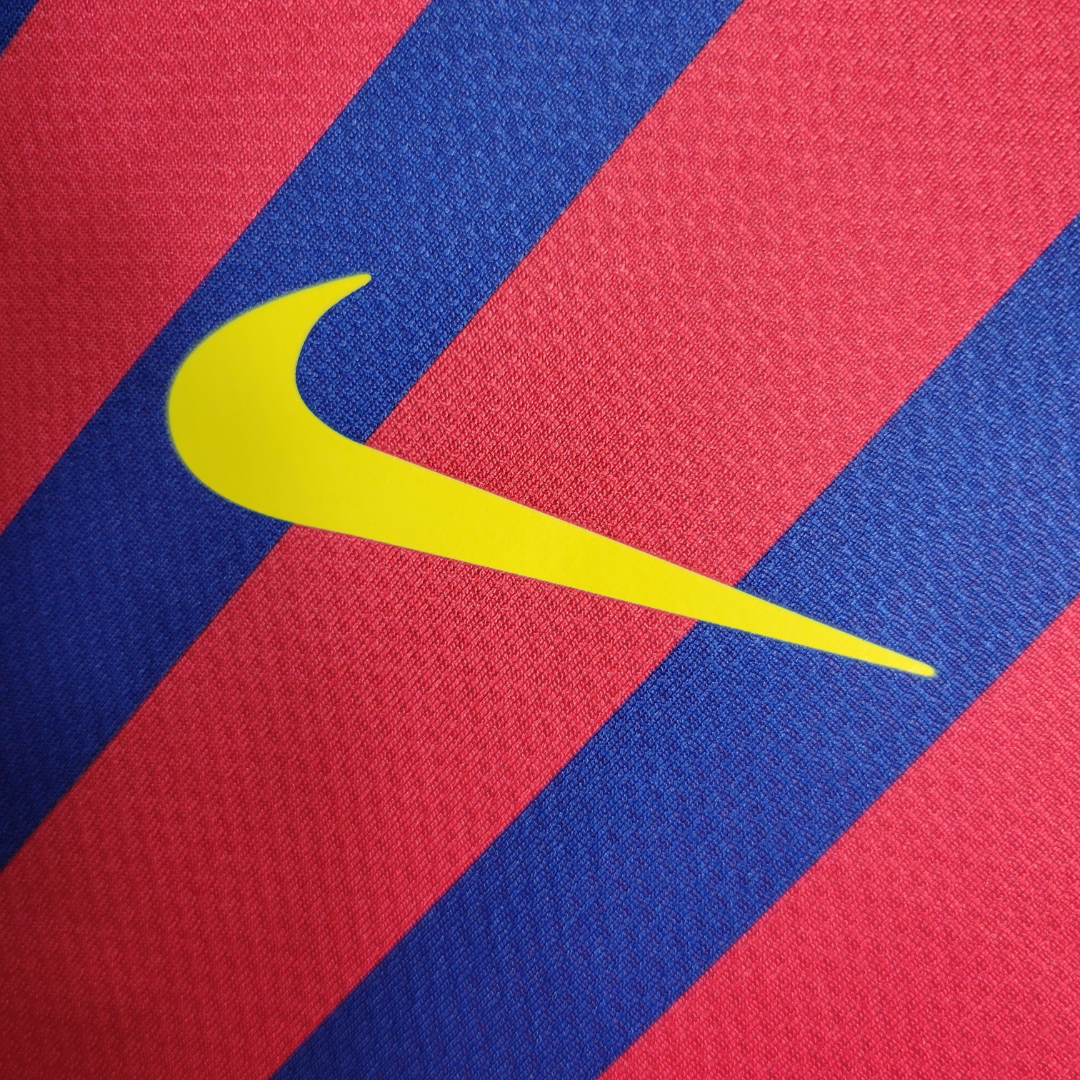 Camisa Retrô Barcelona Home Manga Longa 11-12
