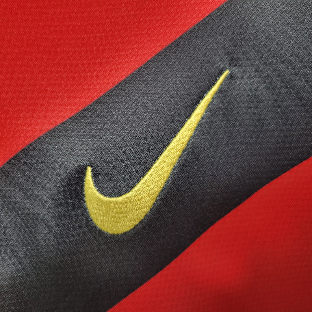 Retro Versão 2009 Flamengo Home Manga Longa