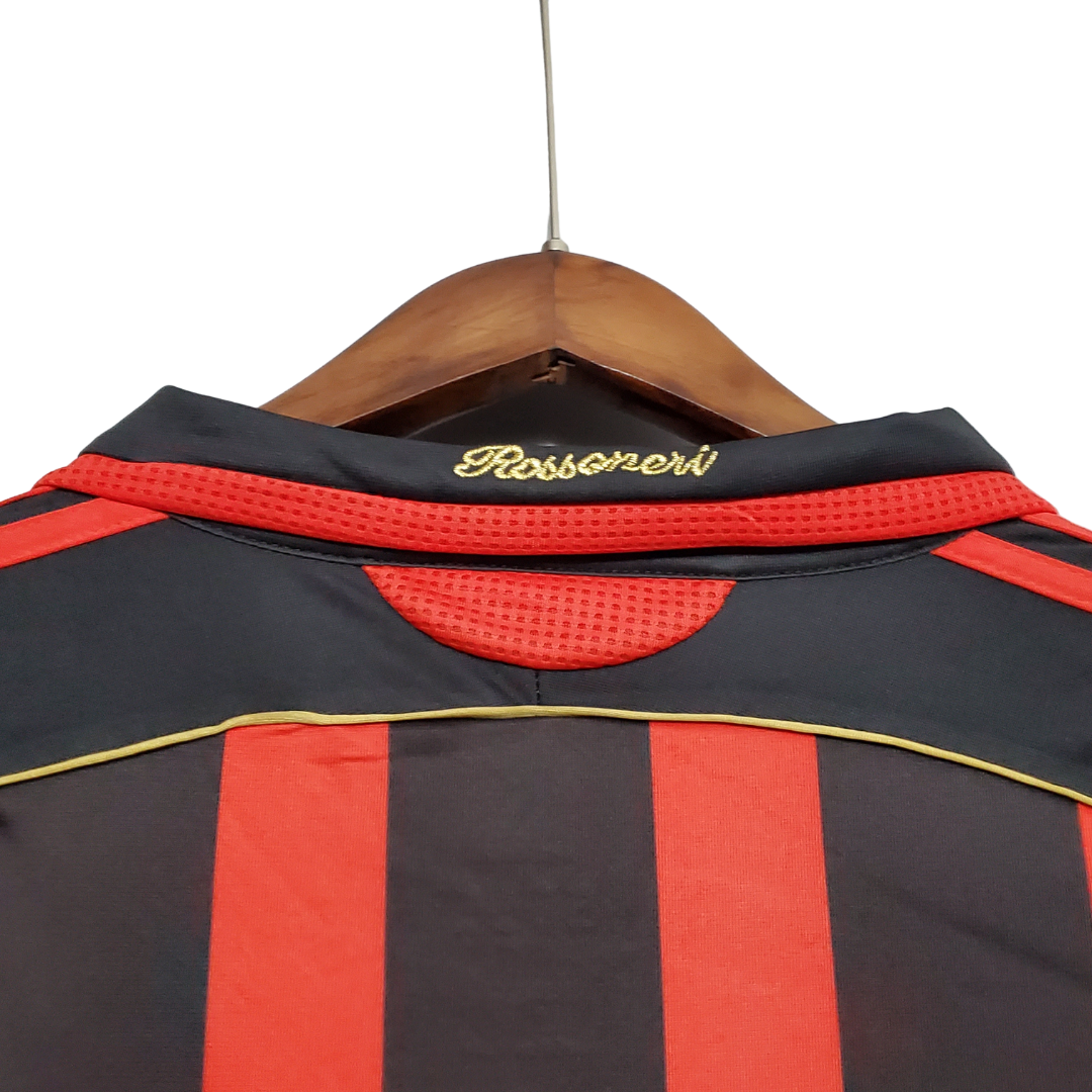 Camisa Retro AC Milan Manga Longa Home 06/07