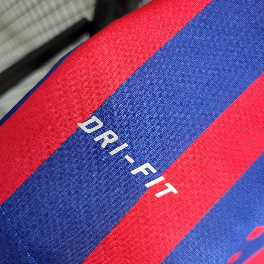 Camisa Retrô Barcelona Home Manga Longa 11-12