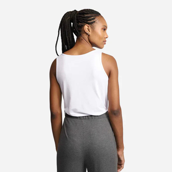 Regata Feminina Modal com Gola Redonda - Branca