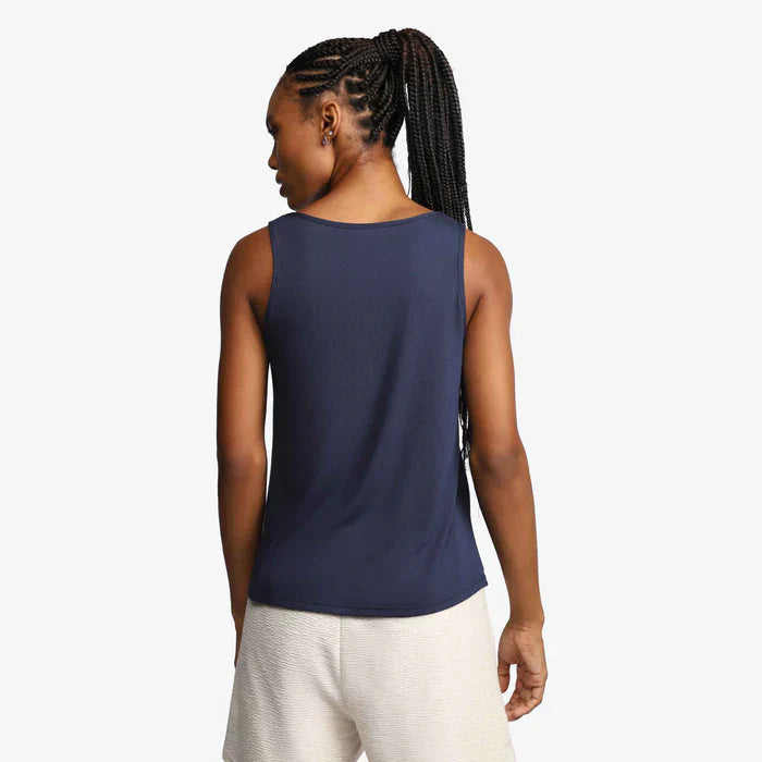 Regata Feminina Modal com Gola Redonda - Azul Marinho