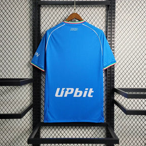 Camisa Napoli I 23/24 Torcedor EA7 Masculina - Azul