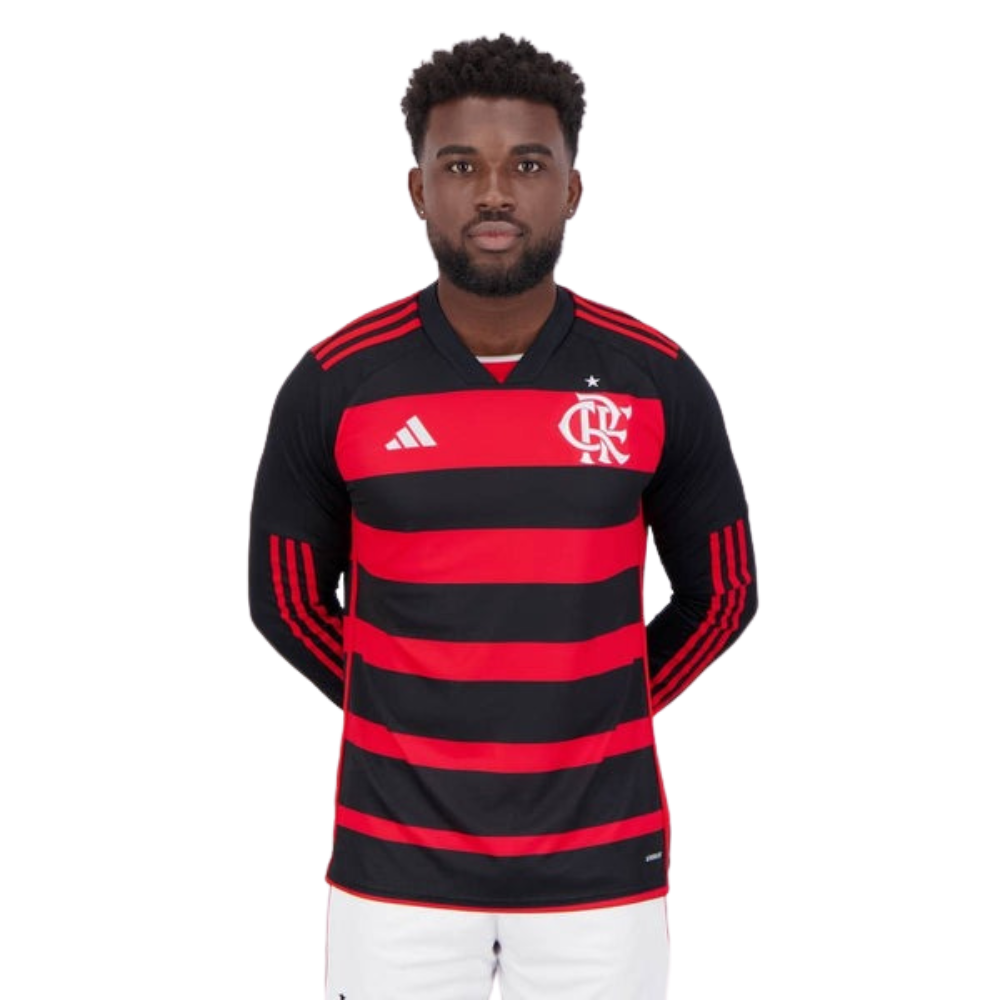 Camisa Flamengo I 2024 Manga Longa
