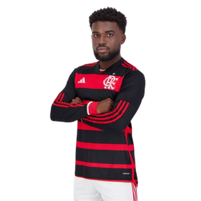 Camisa Flamengo I 2024 Manga Longa