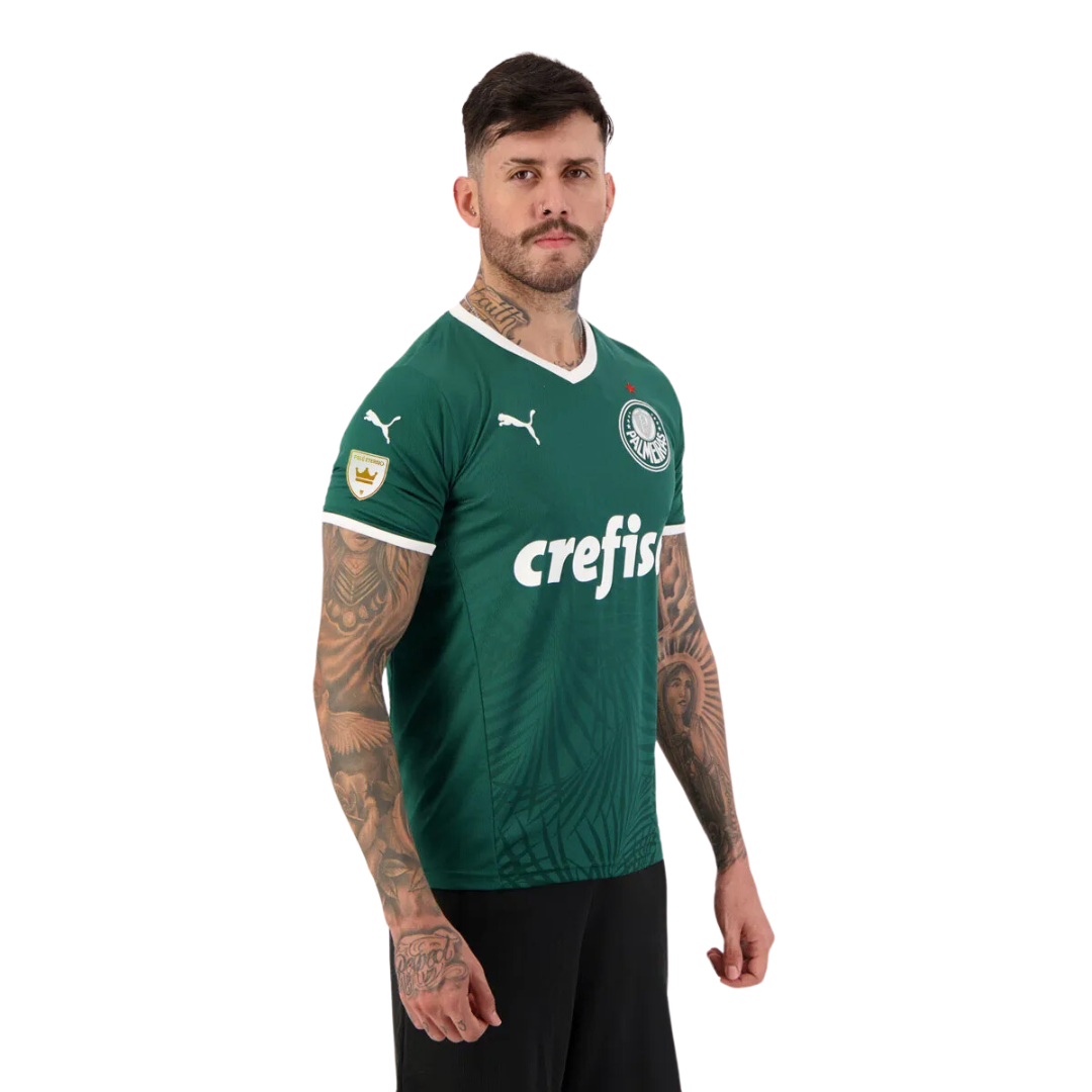 Camisa Puma Palmeiras I 22 Pelé Eterno