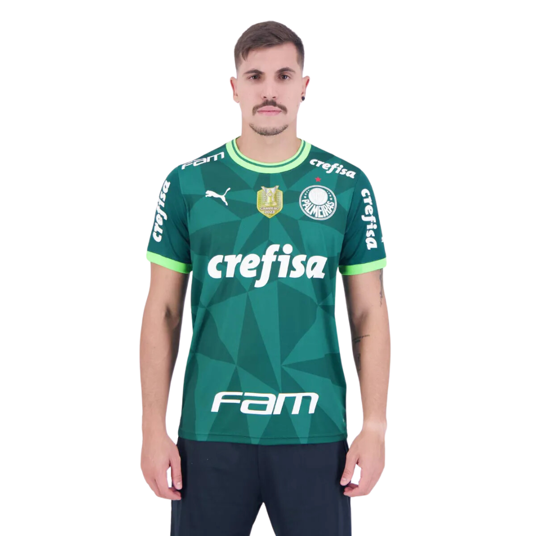 Camisa Puma Palmeiras I 2023 Campeão Brasileiro