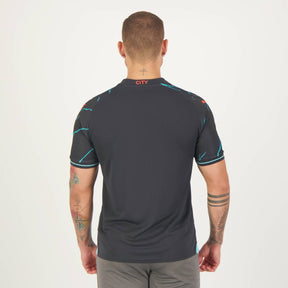 Camisa Manchester City III 23/24 Torcedor Puma Masculina - Azul Marinho