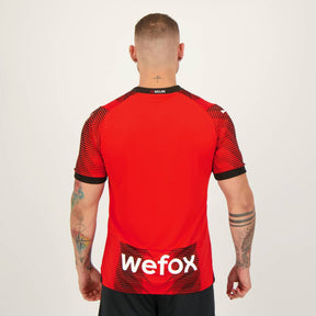 Camisa Milan I 23/24 Torcedor Puma Masculina - Vermelha e Preta