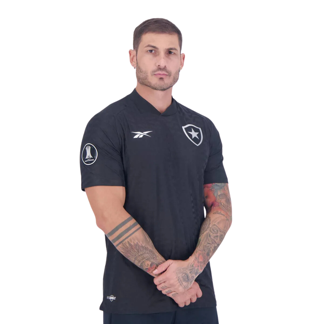 Camisa Reebok Botafogo II 2023 Patch Libertadores