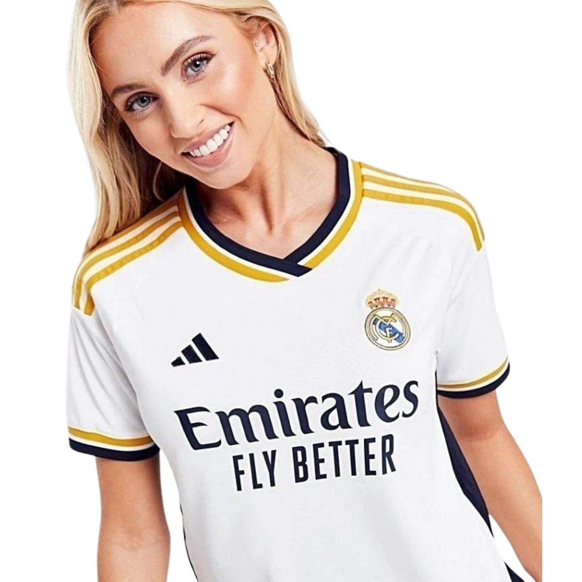 Camisa Feminina Real Madrid I 23/24 Adidas