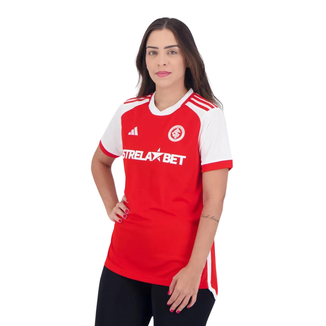 Camisa Feminina Internacional 2024/25 HOME