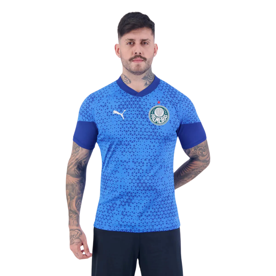 Camisa Puma Palmeiras Treino Azul  2024