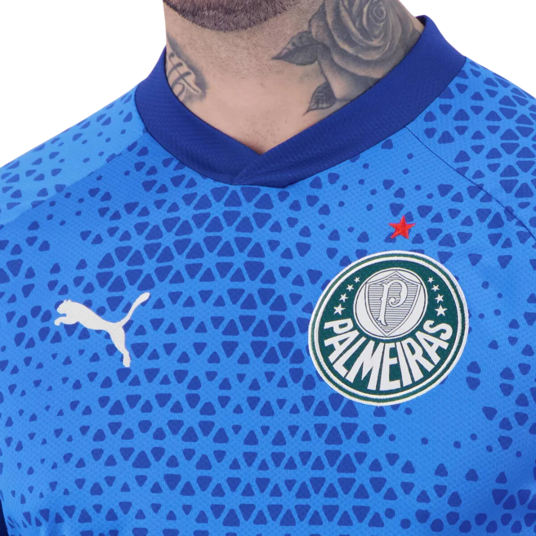 Camisa Puma Palmeiras Treino Azul  2024