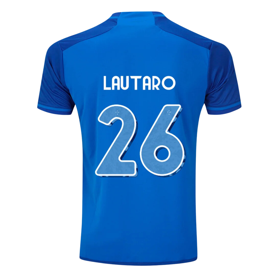 Camisa Cruzeiro I - Lautaro nº 26 - Torcedor  Masculina  24/25