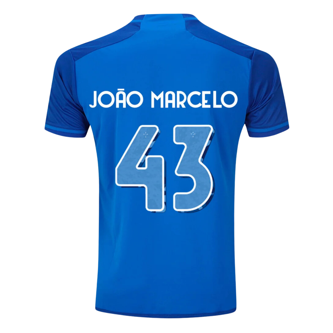 Camisa Cruzeiro I  -  João Marcelo nº 43  - Torcedor  Masculina  24/25