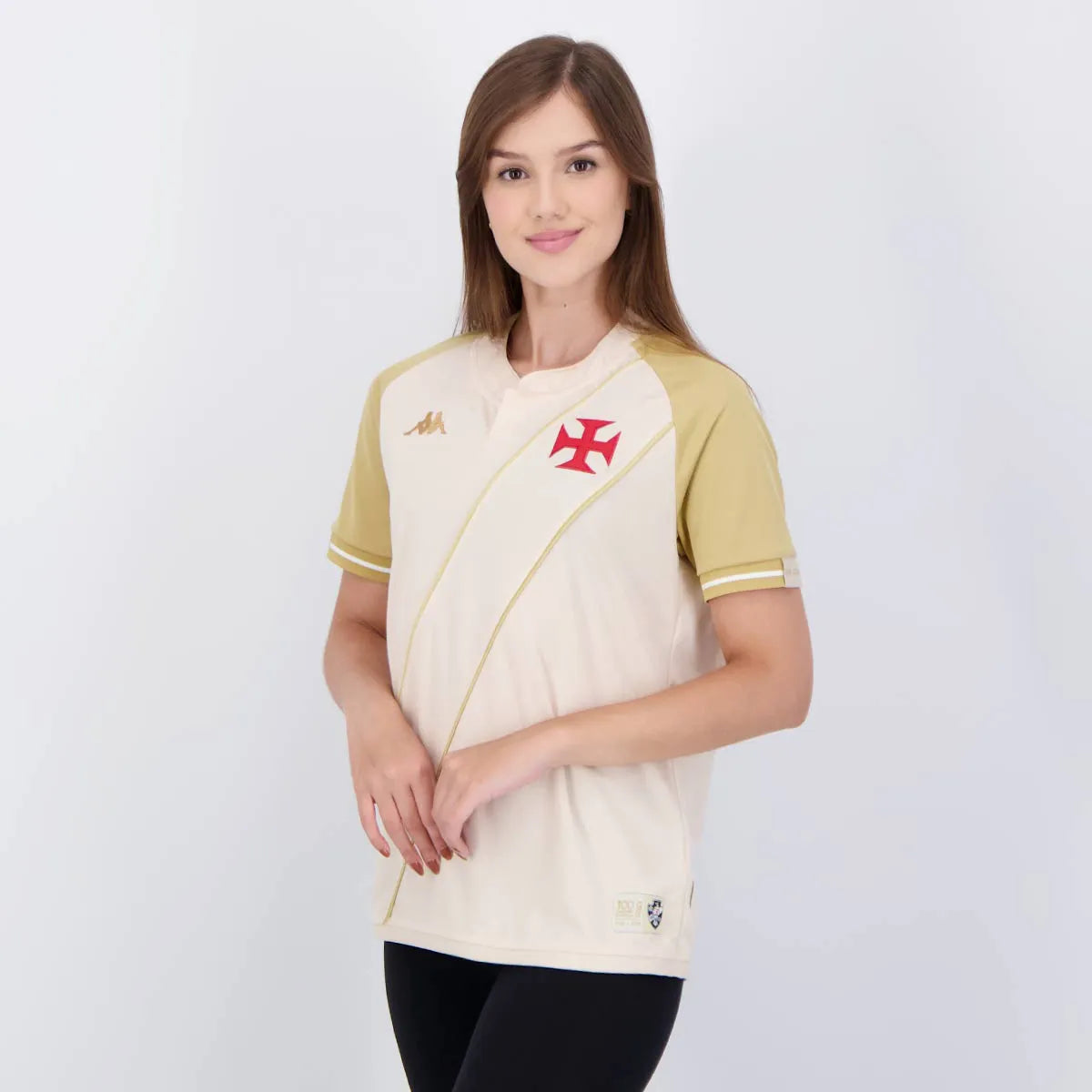 Camisa Kappa Vasco III 2024 Feminina