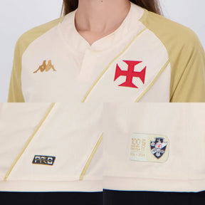 Camisa Kappa Vasco III 2024 Feminina