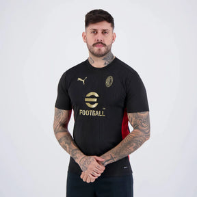 Camisa Puma Milan Treino 2025 Preta