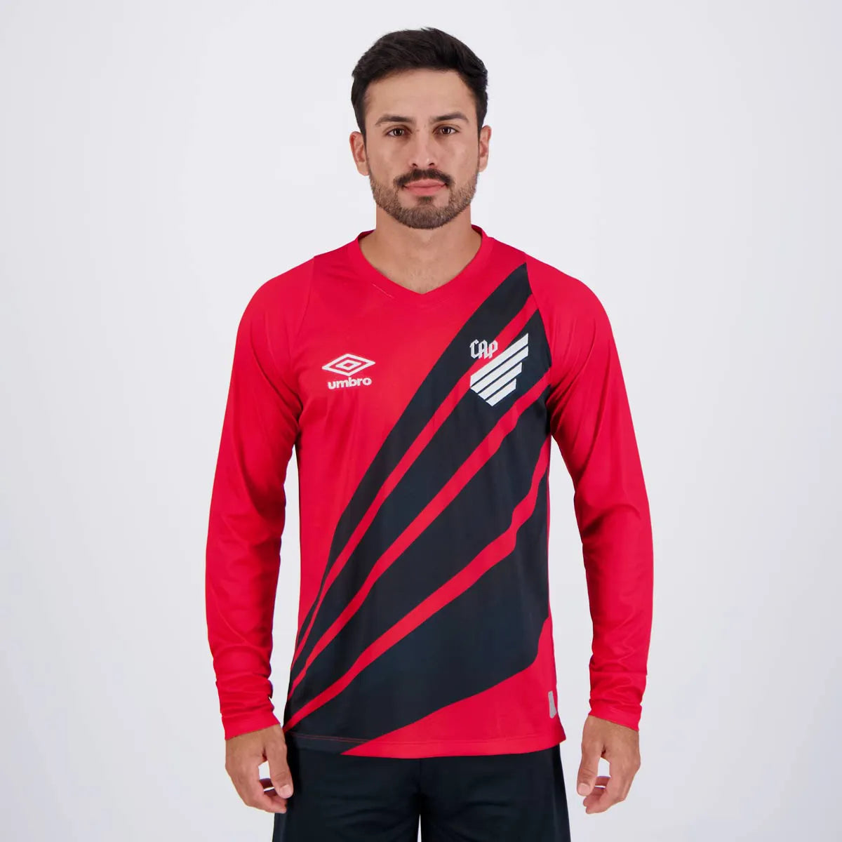 Camisa Umbro Athletico Paranaense I 2024 Manga Longa Torcedor