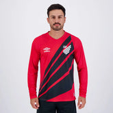 Camisa Umbro Athletico Paranaense I 2024 Manga Longa Torcedor