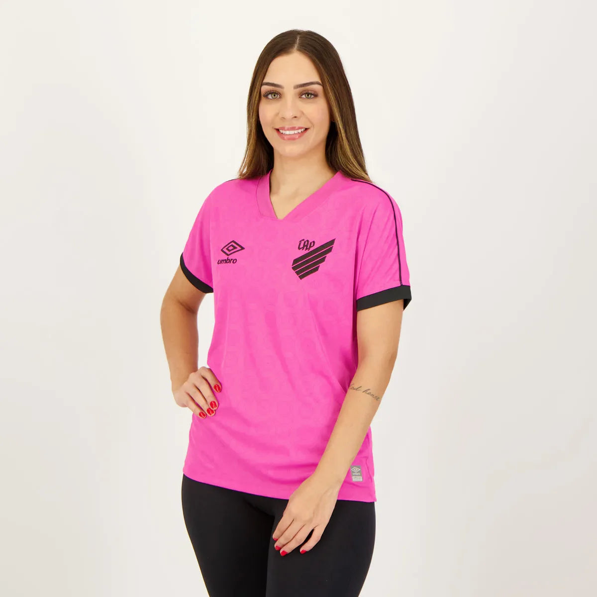 Camisa Umbro Athletico Paranaense Outubro Rosa 2023 Feminina