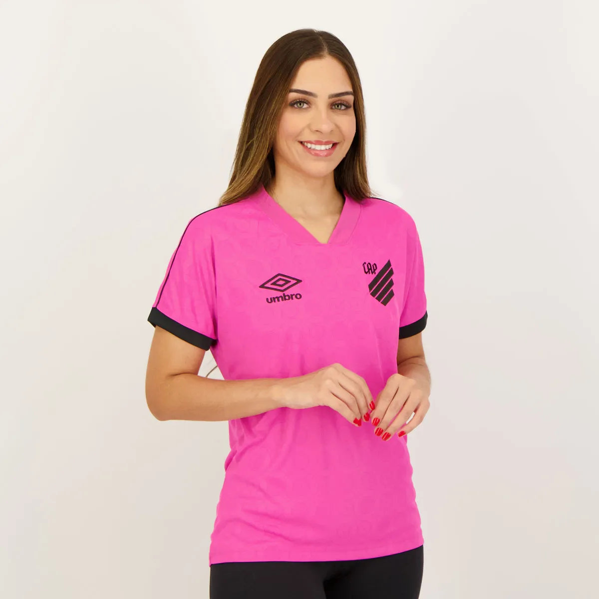 Camisa Umbro Athletico Paranaense Outubro Rosa 2023 Feminina