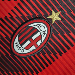 Camisa Milan I 23/24 Torcedor Puma Masculina - Vermelha e Preta