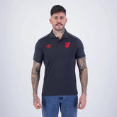 Polo Umbro Athletico Paranaense Viagem 2022 Preta