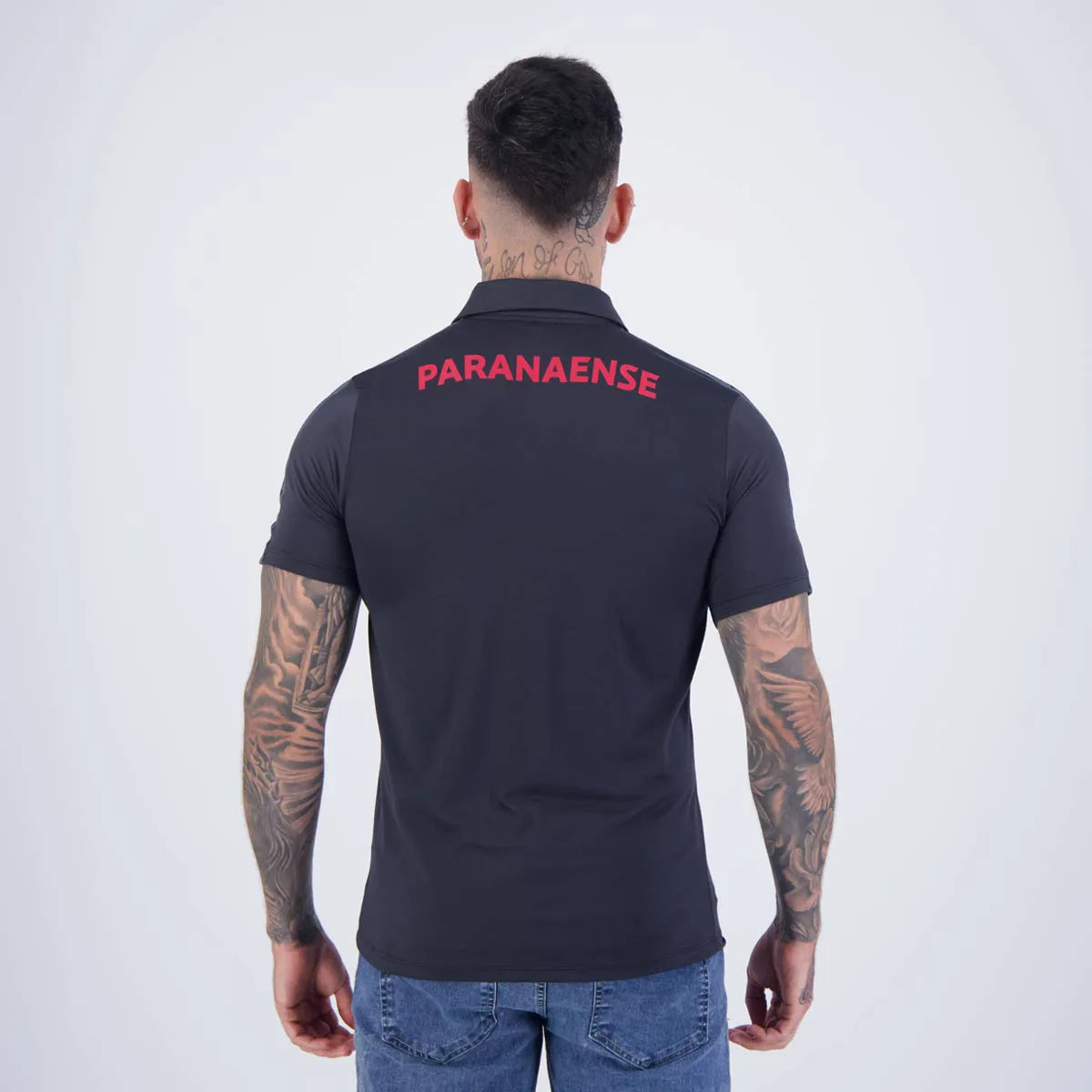Polo Umbro Athletico Paranaense Viagem 2022 Preta